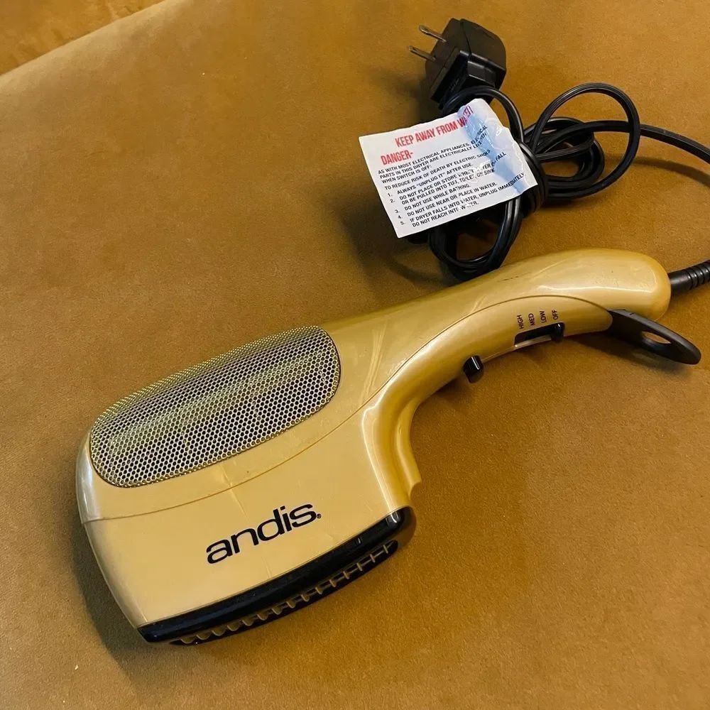 Andis Ceramic Ionic Styler Hair Dryer, 1875 Watts Gold